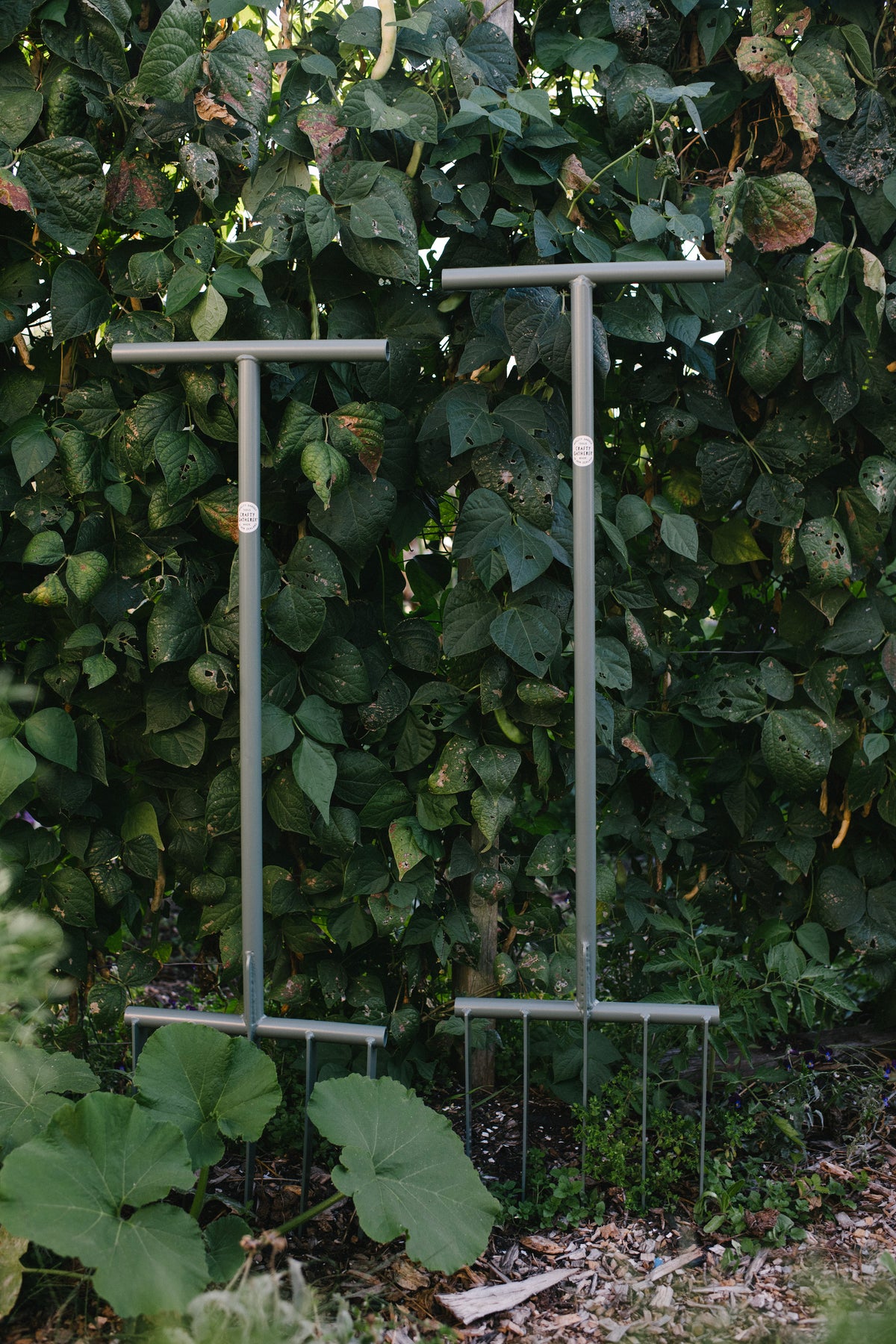 Two different heights garden fork