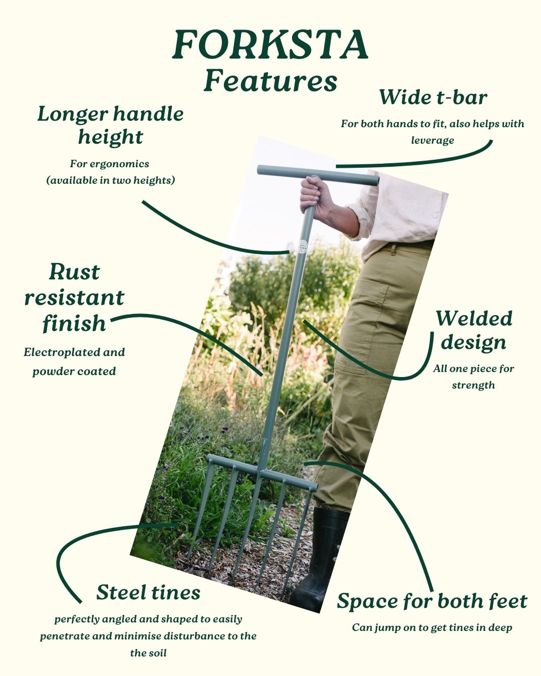 Benefits of our garden fork